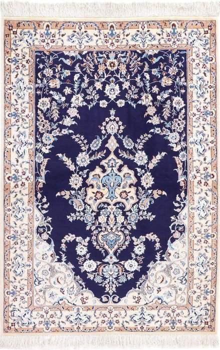 Nain 6LA – muito fino com muita seda - Carpete - 146 cm - 98 cm