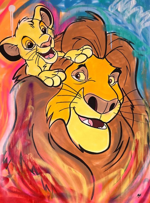 Gunnar Zyl (1988) - Mufasa & Simba / Lion King - Catawiki