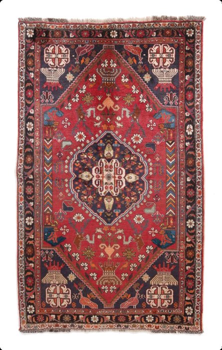 Shiraz: una rara alfombra de coleccionista - Alfombra - 194 cm - 120 cm