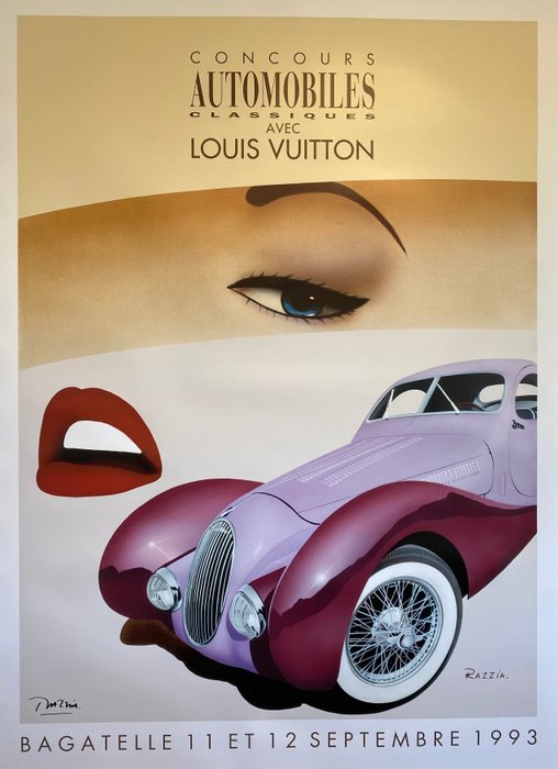 Razzia - Affiche Louis Vuitton - Journée du Grand Prix de - Catawiki