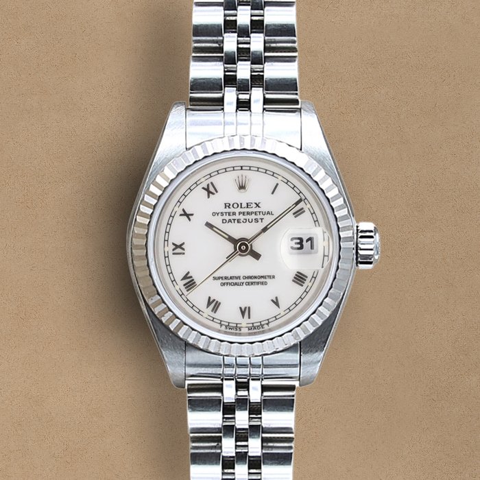 Rolex - Datejust Lady - White Roman Dial - 69174 - Damen - 1990-1999