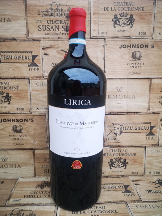 2021 Produttori Vini Manduria, Lirica Primitivo di Manduria - 普利亞 DOC - 1 巴比倫王瓶(15.0公升)