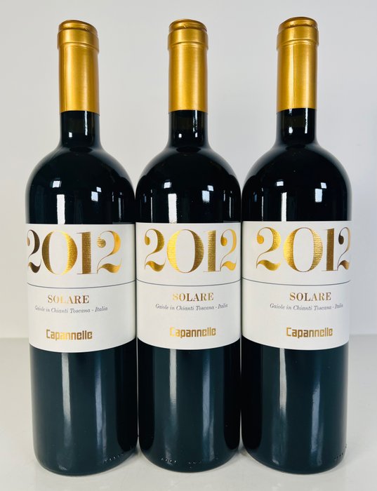 2012 Capannelle, Solare - 超级托斯卡纳 - 3 Bottles (0.75L)