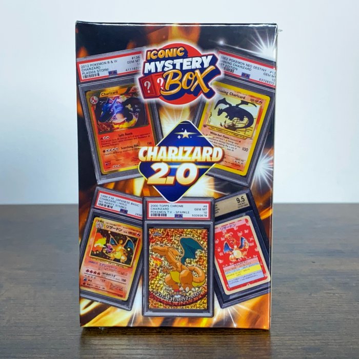 Iconic Mystery Box - Charizard 2.0 Graded Card Box - Pokémon Mystery box