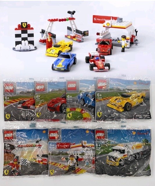 LEGO - Shell Ferrari Promotion Set 7x - complete - 2000-present