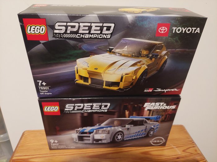 LEGO - Speed Champions - 76901 en 76917 - Toyota GR Supra en 2 Fast 2  Furious Nissan Skyline GT-R (R34) - 2020+ - Catawiki