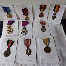 België – Medaille – Lot de 10 médailles (XIXème/XXème)