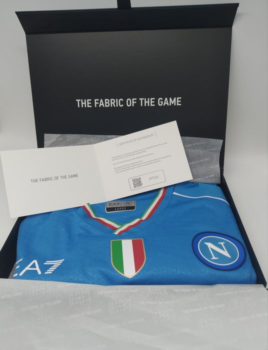 Jens Cajuste Match Shirt Signed - Preparata - SSC Napoli - Football jersey