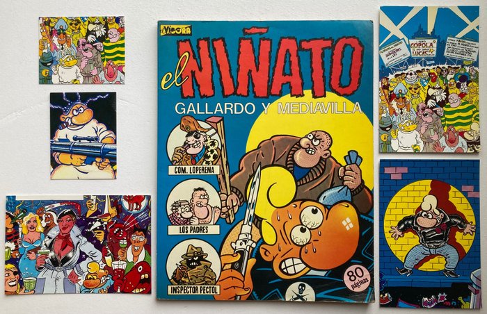 Gallardo Y Mediavilla - El Ninato & 3 Makoki comics - 9 Comic - Prima edizione - 1983