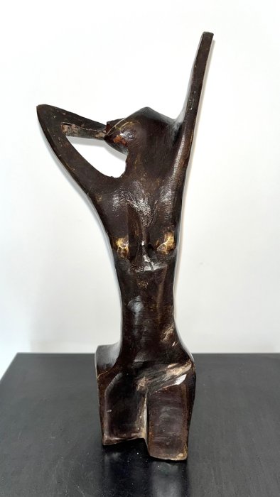 Abdoulaye Derme - Skulptur, Femme - 30 cm - Bronze
