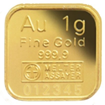 1 gram - Gold - Argor-Heraeus  (No Reserve Price)