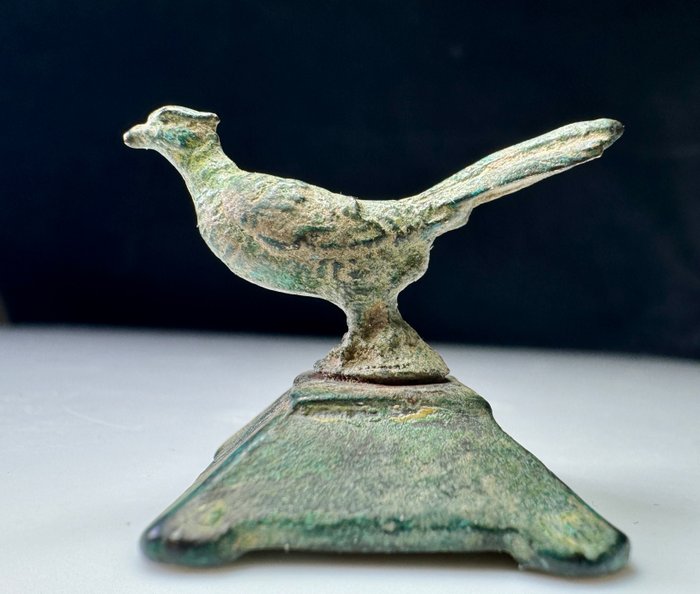 Figurine - Roman style bird figurine - Bronze