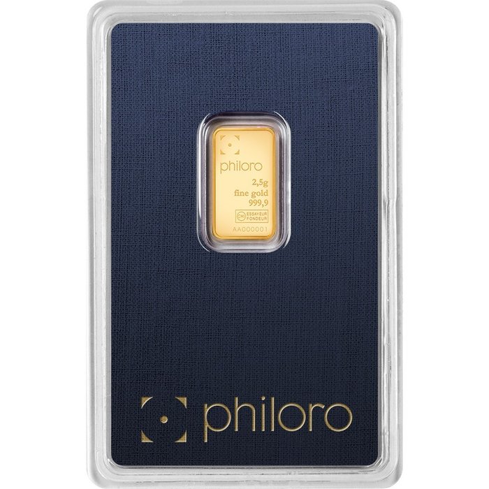 2,5 grama - Złoto - philoro  (Bez ceny minimalnej
)