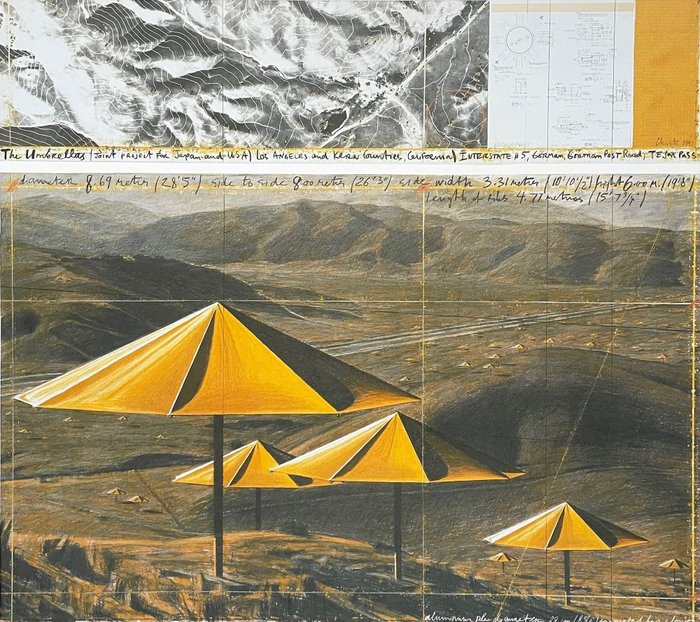 Christo (after) - The Umbrellas