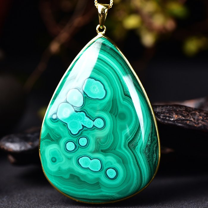 No Reserve Price - Natural Malachite - High Quality Piece - Huge Size- 48.027 g