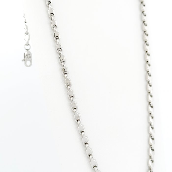 - 11.3 gr - 50 cm - 18 Kt - Collier - 18 carats Or blanc 