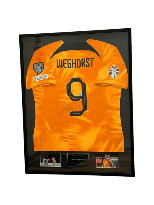 Nederland - Världsmästerskap i fotboll - Wout Weghorst - Fotbollströja
