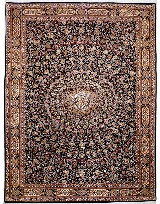 Tabriz Gombad cu mătase - Carpetă - 301 cm - 202 cm