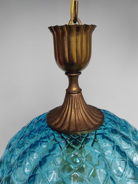 Lamp (1) – Glas, Messing