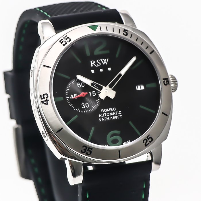 RSW - NEW "ROMEO" - Automatic Swiss Watch - RSWA154-SX-12 - Bez ceny minimalnej
 - Mężczyzna - 2011-obecnie