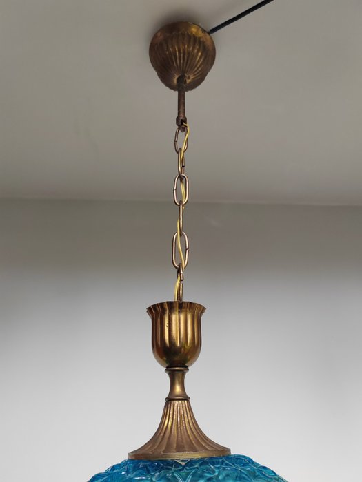 Lamp (1) – Glas, Messing