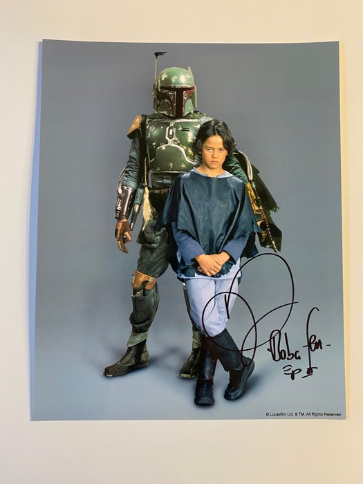 Star Wars - Signed by Daniel Logan - Autografo, Foto, Signed, with Coa