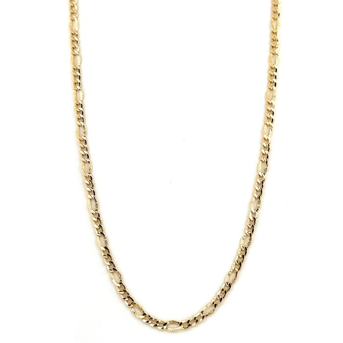 Chain - 60 cm - 4,3 g - 18 Kt - Halskette - 18 kt Gelbgold