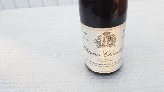 1989 Charmes-Chambertin Grand Cru - Domaine Philippe Charlopin Parizot - Borgogna - 1 Bottiglia (0,75 litri)