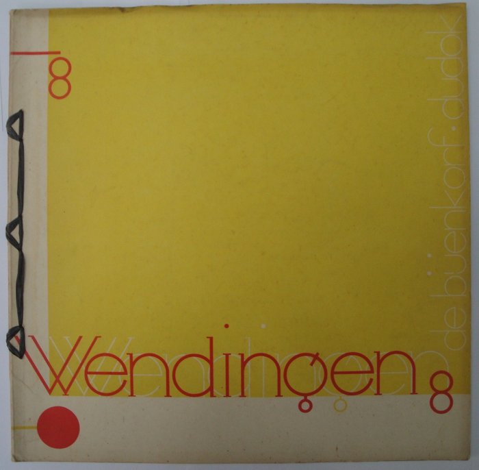 Wendingen; H.C. Verkruysen - W.M. Dudok, Bijenkorf Rotterdam (Serie 11, nr. 8) - 1930