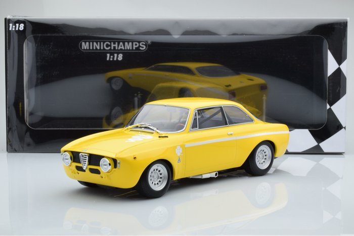 Minichamps 1:18 - Σπορ αυτοκίνητο μοντελισμού - Alfa Romeo GTA 1300 Junior 1971 - Περιορισμένη έκδοση 350 τμχ.