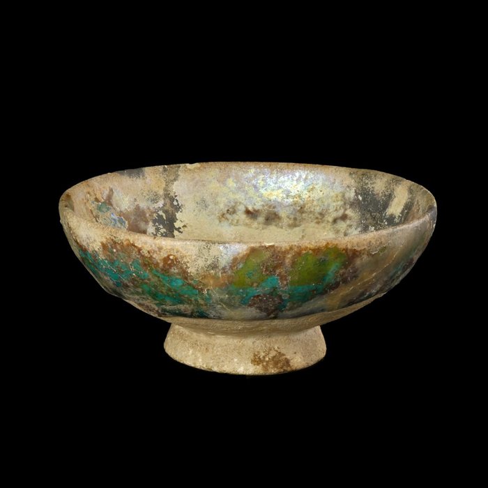 Persian Islamic rare glazed pottery Bowl