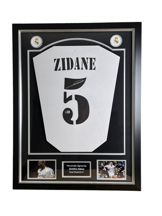 Real Madrid - Liga de fútbol Europea - Zinedine Zidane - Camiseta de fútbol
