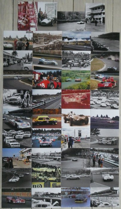 40 photos sur le circuit du Nurburgring - 1950 à 1985 - Porsche - Ferrari - Bmw - Mercedes - Maserati - etc.