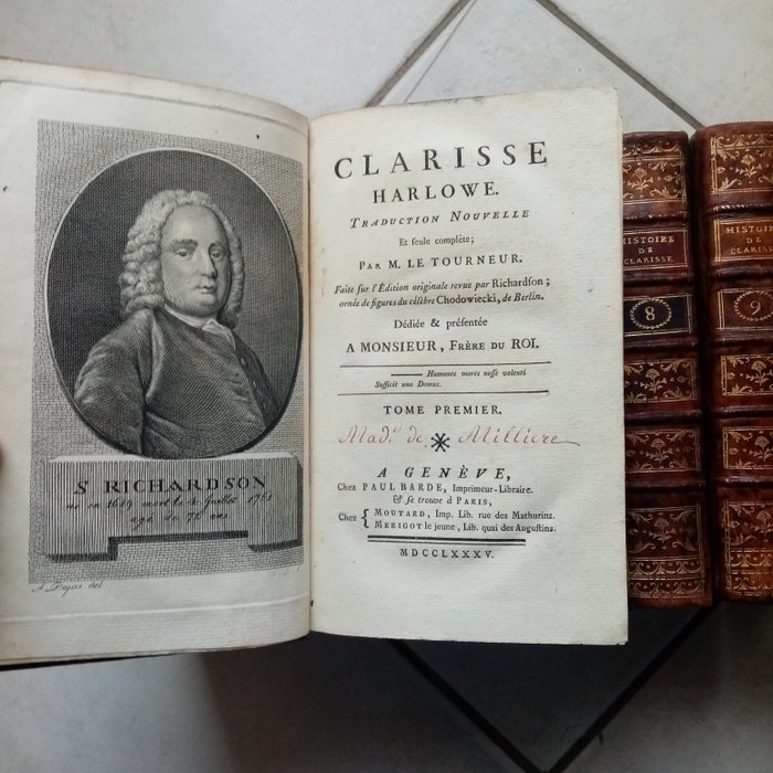 Samuel Richardson / Chodowiecki - Clarisse Harlowe - 1785-1786