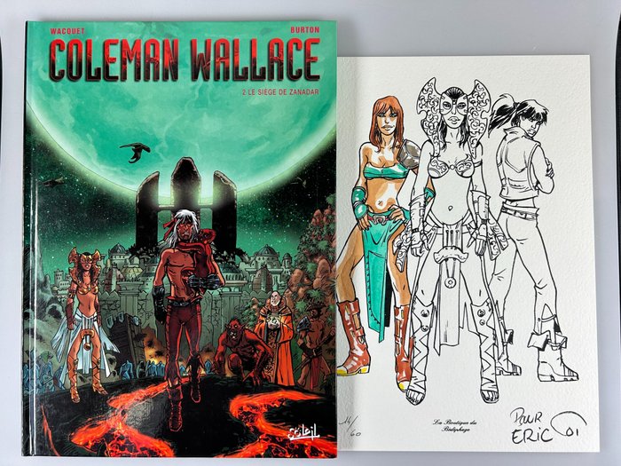 Coleman Wallace T2 - Le Siège de Zanadar + Ex-libris - C - 1 Album - Prima edizione - 2001