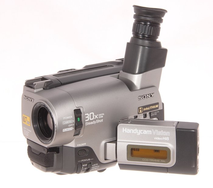 Sony Handycam Vision video Hi8 TRV64E Videocámara