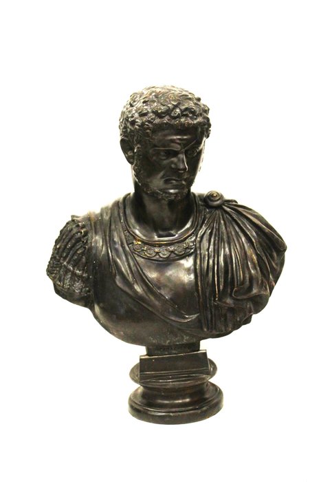 Escultura, Busto di Imperatore Romano Caracalla - 72 cm - Bronce
