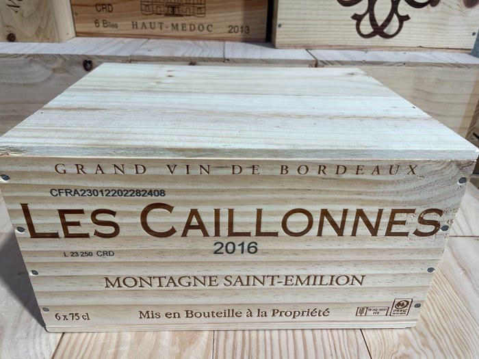2016 Château Les Caillonnes - 聖愛美濃山 - 6 Bottle (0.75L)