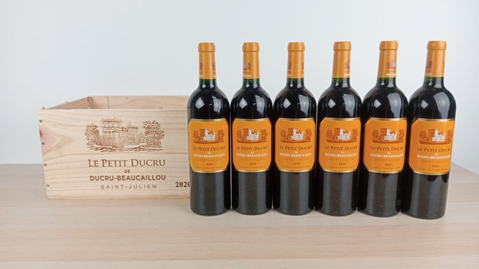 2020 Le Petit Ducru de Ducru-Beaucaillou, 2nd wine of Chateau Ducru-Beaucaillou - Saint-Julien Grand Cru - 6 Bottiglie (0,75 L)