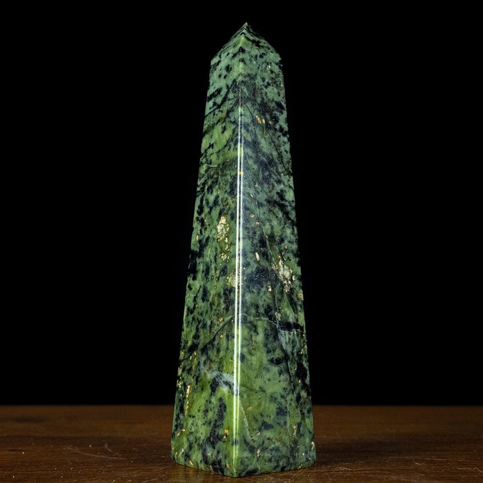Very Rare A +++ Serpentine Obelisk, From Peru- 2311.81 g