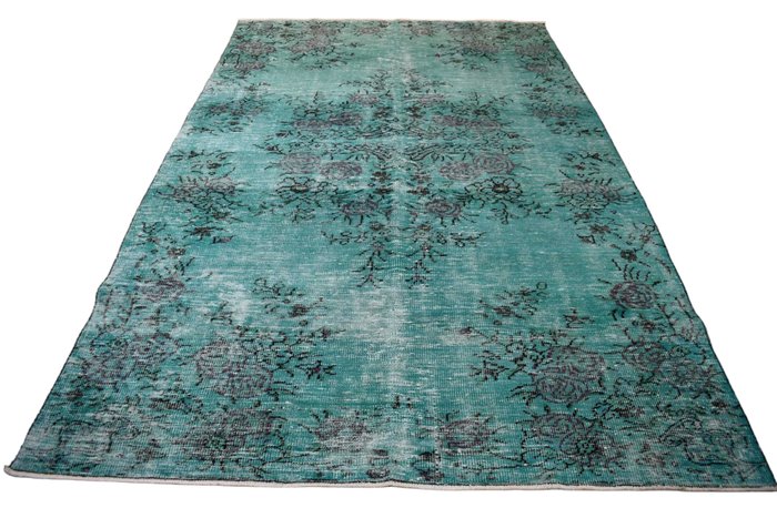 Turquoise vintage √ Certificate √ Cleaned - Rug - 290 cm - 183 cm
