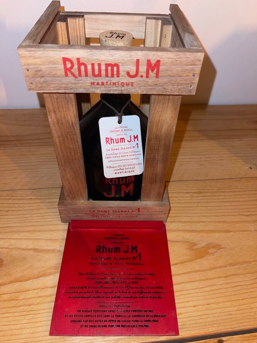 Rhum JM - La Dame Jeanne No. 1 - Assemblage de Vieux Millésimses - 70cl