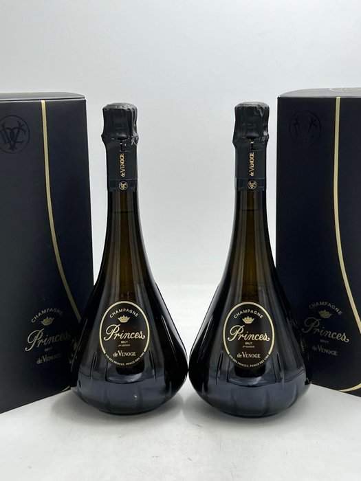 De Venoge, De Venoge "Princes" limited edition Brut 2nd Edition - 香檳 Brut - 2 瓶 (0.75L)