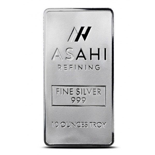 Zwitserland. 10 oz ASAHI 999 Fine Silver Bar