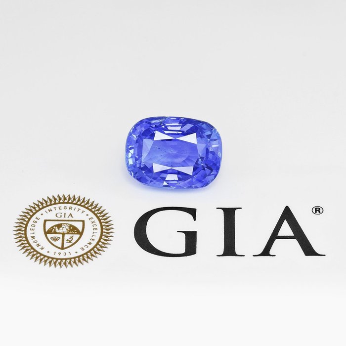 1 pcs (GIA Certified) - (Unheated) - Blue Sapphire - 8.03 ct