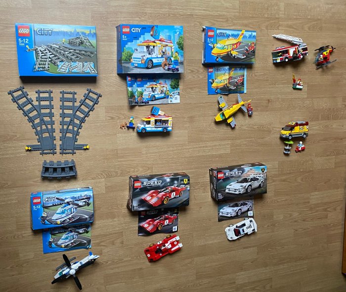 LEGO - Lego Lot de Lego city 7895 rail de train / Lego city 60253 le camion  de la marchande de glaces / lego - 2010-2020 - France - Catawiki