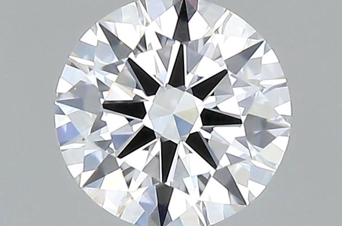 1 pcs 鑽石 - 0.40 ct - 明亮型 - E(近乎完全無色) - 無瑕疵的, *3EX*