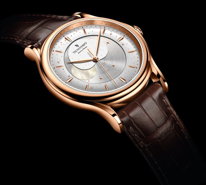 Tecnotempo® - - Automatic "Moon Phase" Special Edition - - TT.50MP.RG (Gold Tone) - Mænd - 2011-nu