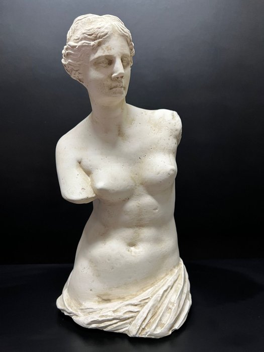 Scultura, Busto dell'afrodite di Milo - 39 cm - polvere di marmo e scagliola