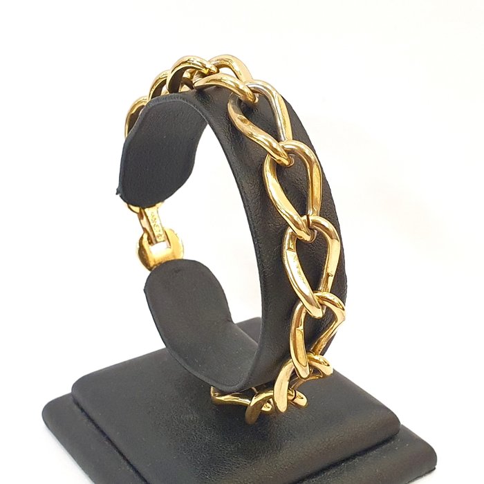 MONET chain link 18kt Plaqué or - Bracelet